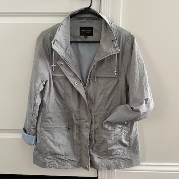Rebecca Elliot Jackets & Blazers - Rebecca Elliot Full Zipper Snap Button Closure All Weather Jacket